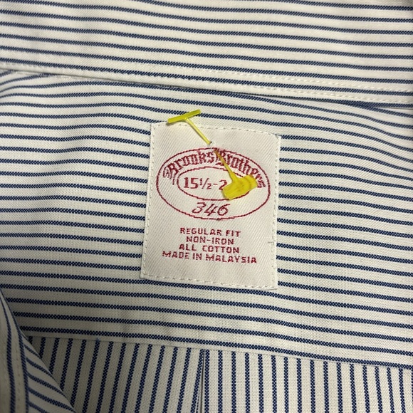 🔥BUNDLESALE Mens 15.5 Brooks Brothers 346 non iron dress shirt - Picture 4 of 5
